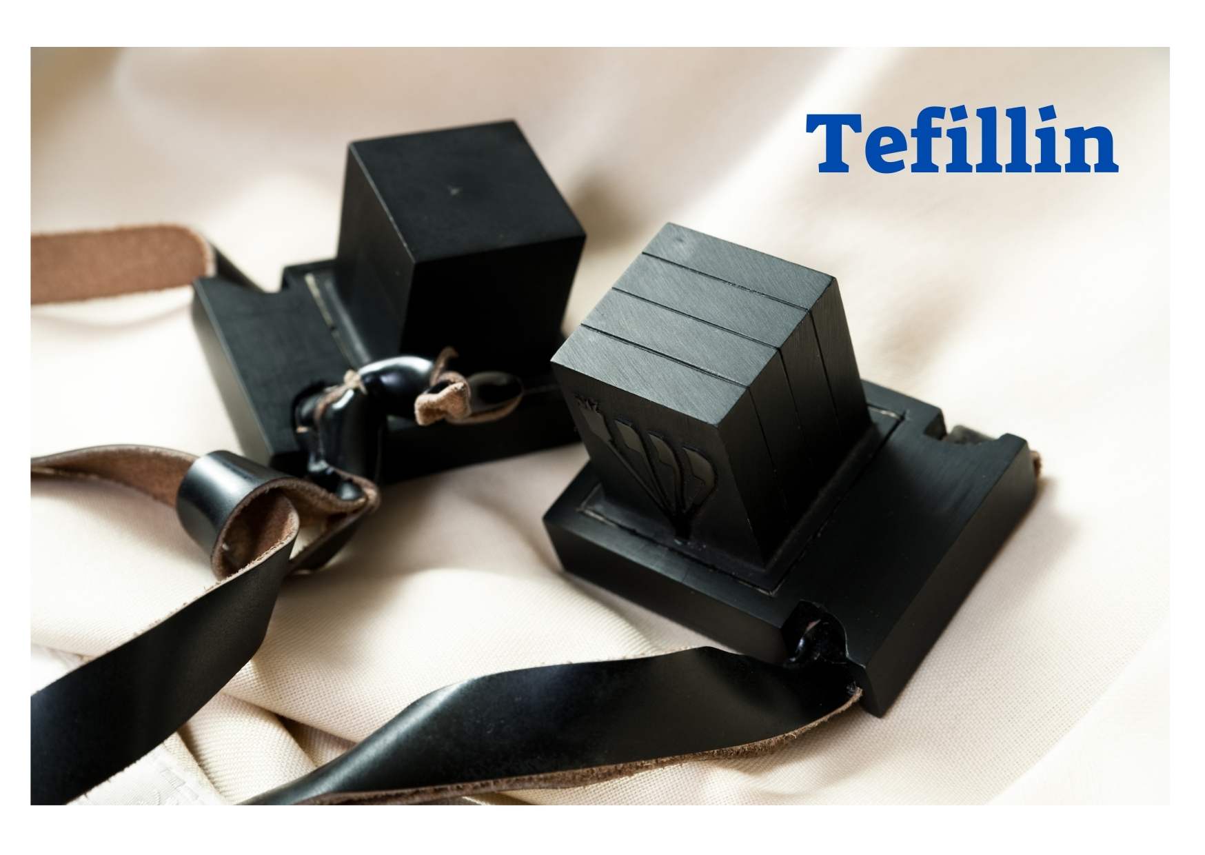 Pair of Tefillin , a Symbol of the Jewish People, a Pair of